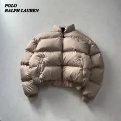 【90s】ポロラルフローレン ダウンジャケット ヌプシ アイボリー 肉厚 L
