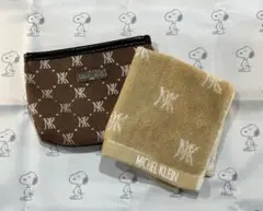 【未使用】MICHEL KLEIN ポーチ＆ハンカチ　セットのサムネイル
