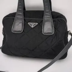 【美品】プラダ 2way キルティング ショルダーバッグ ハンドバッグ