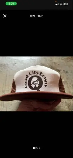 激レアプリント USA デッドストック 企業系 トラッカーキャップ