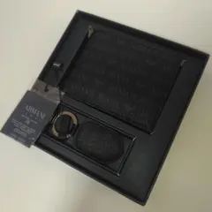 アルマーニジーンズ ARMANI JEANS 財布 キーリングセット 黒のサムネイル