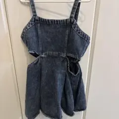 デニムジャンバースカート 130cm 小さめ