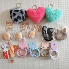 キーホルダー　シュシュ　ヘアゴム　まとめ