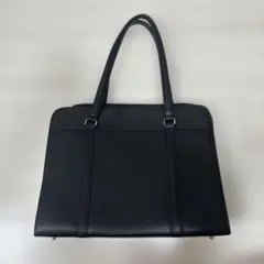 【ビジネス用】黒のトートバッグ 合成皮革