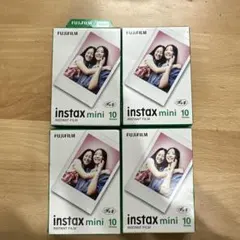 FUJIFILM instax mini フィルム 10枚×4パック