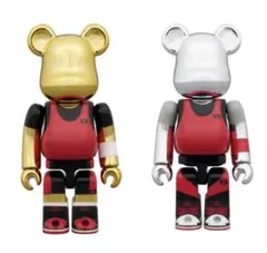 BE@RBRICK NIKE AIR JORDAN 1985 銀 400％ - メルカリ