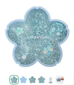 STARBUCKS SAKURA2026 コースターエアリーブルー