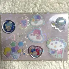 【おすそ分けシール】サンリオ　リトルツインスターズ キキララ　ゆめかわ