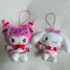 サンリオ　クロミ　シナモロール　ぬいぐるみ　マスコット　2こセット