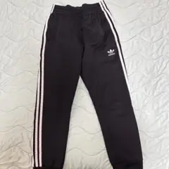 adidas ブラック トレーニングパンツ 3本ライン
