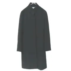 NATURAL BEAUTY BASIC ウール混ロングコート ブラック