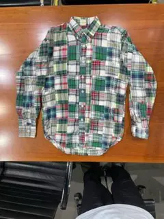 ラルフローレン　パッチワークシャツ　サイズ16