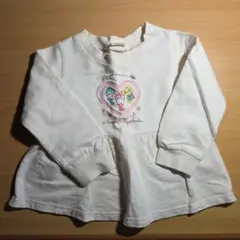 アンパンマン　トレーナー　薄手　９０ｃｍ　オフホワイト　ドキンちゃん　中古