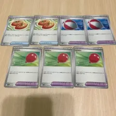 ポケモンカード　なかよしポフィン　大きなふうせん　ふうせん　7枚セット