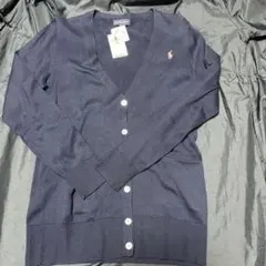 あ*ひ様 ラルフローレン　ネイビー カーディガン 160 女子　新品タグ付き