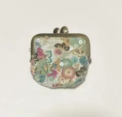 花柄がま口財布 小銭入れ はんなり京都