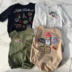 littleweekend しまむら 4点セット　60 70 80