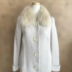 【新品、未使用】プロポーション　ボディ　ドレッシング　コート　2ウェイ　ファー