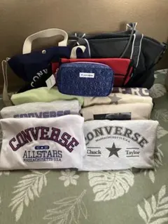 CONVERSE Tシャツ.長袖トップス、バック11点まとめ売り