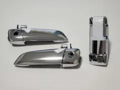 ハイエース 200 トヨタ純正 メッキドアハンドル 5ドア用 助手席 カギ穴 