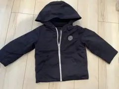 ネイビー フード付き　ジャケット