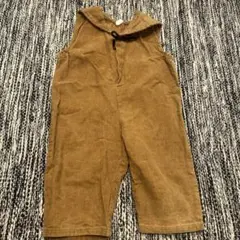 【✨️美品✨️】コーデュロイ ノースリーブロンパース