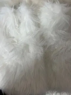 ホワイトファー レッグウォーマー