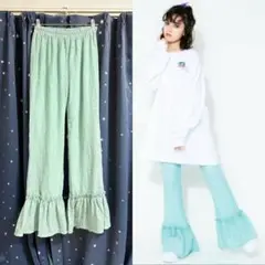 Candy Stripper SHIRRING FLARE パンツ フリルのサムネイル
