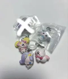 ぷちきゅあめじるしアクセサリー2 、4点セット