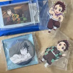 鬼滅の刃 ufotable アニメイト ホログラム 缶バッジ 義勇 炭治郎