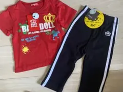 新品タグ付き　BABY DOLL ベビードール　半袖 パンツセット　80