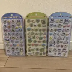 まめっち みみっち くちぱっち 3種☆ たまごっち コットンパフィー