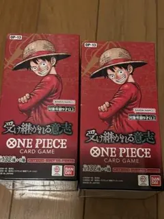 ONE PIECE 受け継がれる意志 2BOX テープカット 封入率一致