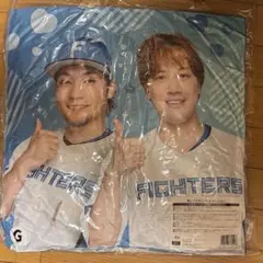 日本ハムファイターズ推しペアオリジナルクッション 伏見寅威 山﨑福也