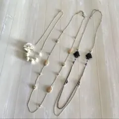 美品★ロングネックレス かぶるだけ かけるだけ 春コーデ まとめ売り