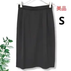 【美品】レディース　オフィス　スカート　S　ブラック