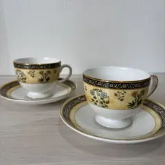 ウェッジウッド（Wedgwood）インディア（India）カップ&ソーサー2組