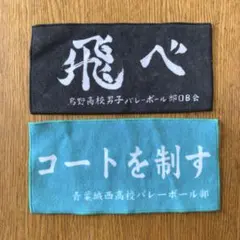 ハイキュー!!ハンドタオル 2枚セット