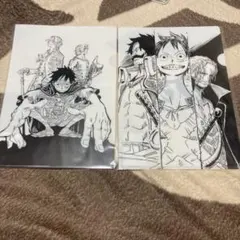 ONE PIECE イラストワークス クリアファイル 2種セット