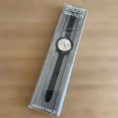 90s ヴィンテージ POP SWATCH スウォッチ　時計　スイス　ブラックのサムネイル
