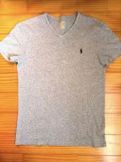 POLO ラルフローレン VネックT グレー M