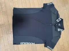 1piu1ugule3の黒メッシュポロシャツのサムネイル