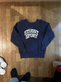 希少　stussy sport スウェット　トレーナー　90s 激レア】90s STUSSY ステューシー スウェット トレーナー USA製 - メルカリ