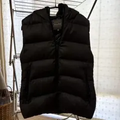 DUVETICA フード付きダウンベスト 42 ブラック