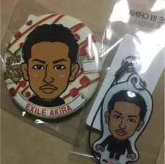 EXILE AKIRA☆缶バッチ&クリーナーセット
