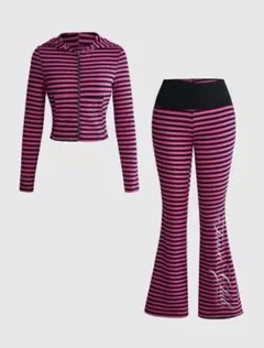 【新品未使用】ROMWE Grunge Punk スウェットセットアップ
