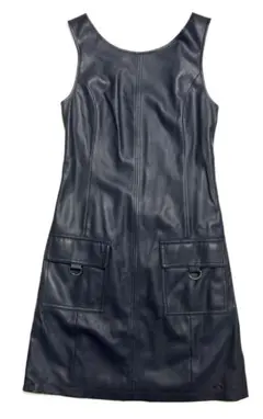 ARMANI EXCHANGE レザー調 ミニワンピース　ノースリーブのサムネイル