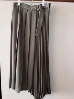 AG by aquagirl 切り替えプリーツアシンメトリースカート Mサイズ