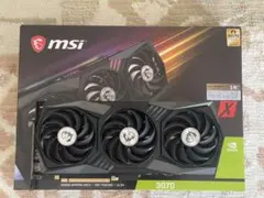 MSI GeForce RTX 3070 GAMING X 本体