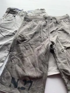 H&M boys 150 152 ハーフパンツグレー系